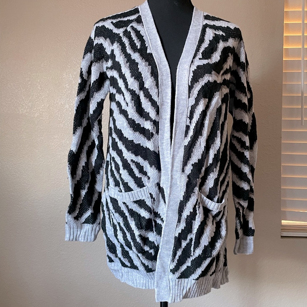 Zebra cardigan
